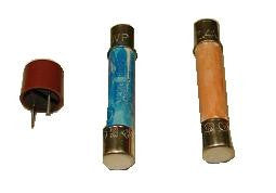 4 amp orange, 8 amp blue and 10 amp red fuses