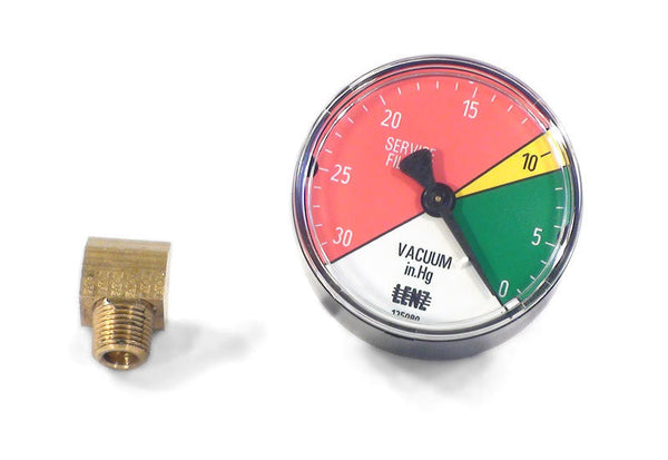 Oil Filter or Strainer Vacuum Gauge for Waste Oil Heaters and Furnaces
